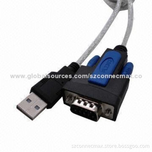 Dual-color USB2.0 to RS232 Converter Cable with Supports Automatic Handshake Mode